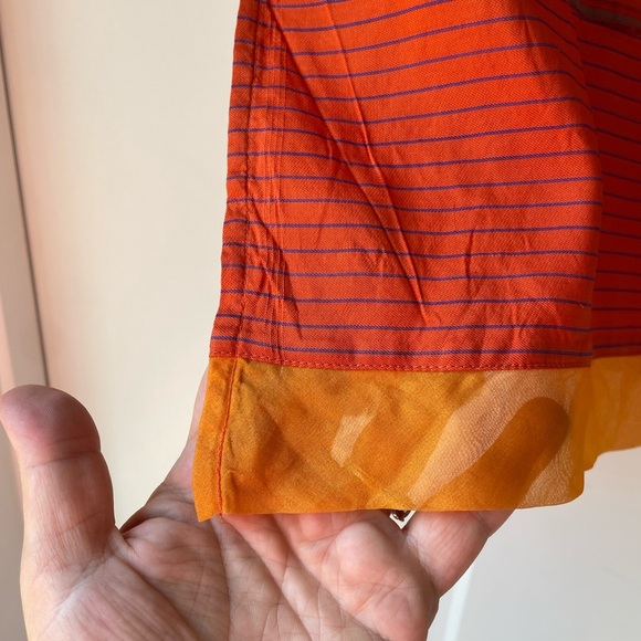 dosa by Christina Kim at La Garçonne Silk Striped Skirt - Picture 13 of 14